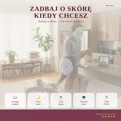 Maska LED Lumio - Codzienny kwadrans dla Twojej skóry