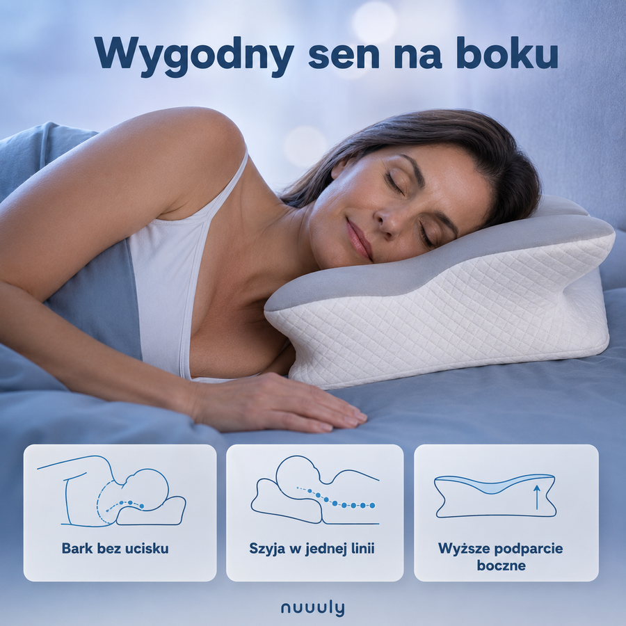 Strefy dopasowane do snu na boku